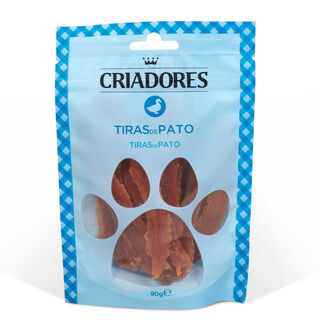 Criadores Tiras de Pato para cães